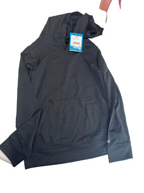 DSG Boys Movement LS Hoodie Moisture Wicking Pullover Pocket XS Black NWT